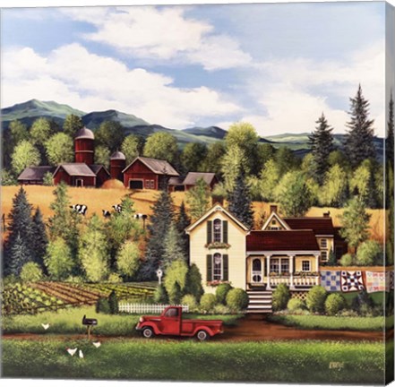 Framed Farm Print