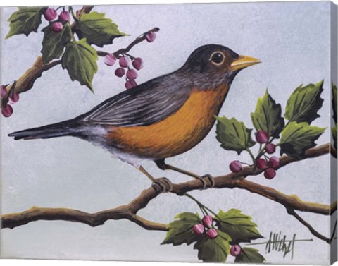 Framed Robin Print