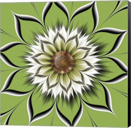 Framed He Loves Me Greenery Print