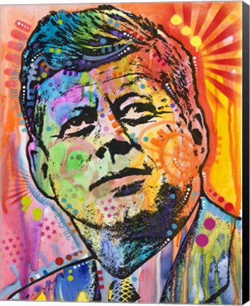 Framed JFK Print