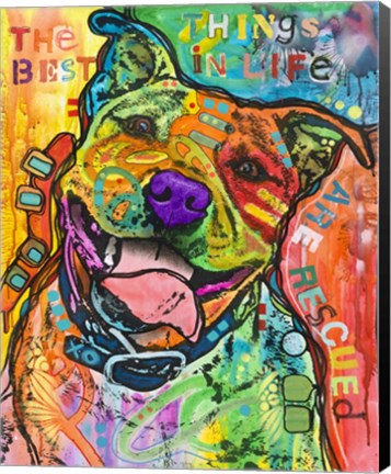 Framed Best Things In Life Print