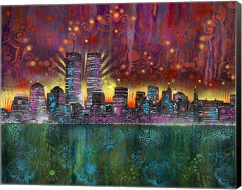 Framed Skyline Print