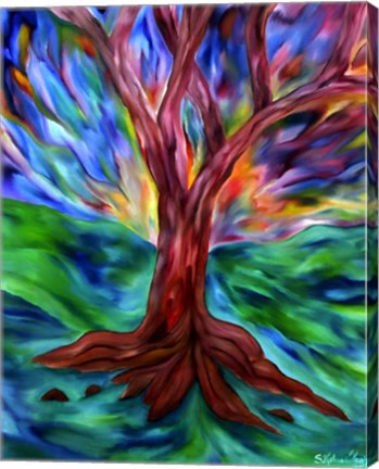 Framed Chromatic Tree Print