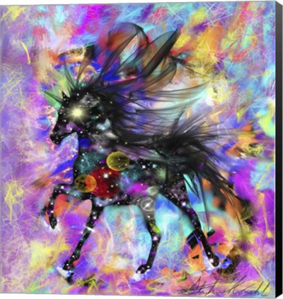 Framed Galaxy Horse Print