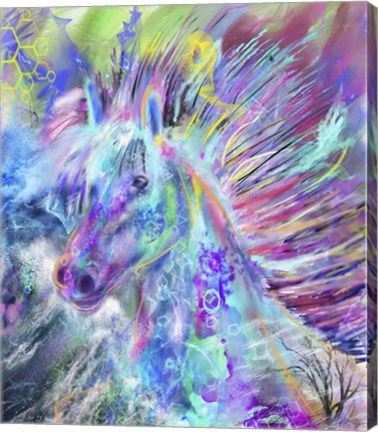 Framed Horse Head Print