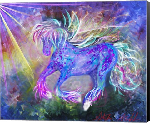 Framed Magical Horse Print