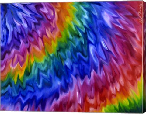 Framed Rainbow Gemstone Print