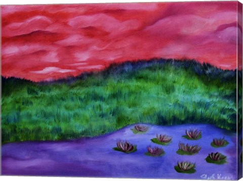 Framed Royal Sunset Print