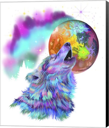 Framed Impossible Wolf Print
