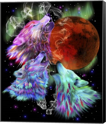 Framed Wolf4 Print