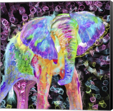 Framed Elephant Print