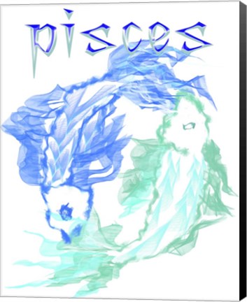 Framed Pisces 1 Print