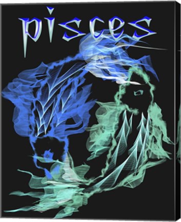 Framed Pisces 2 Print