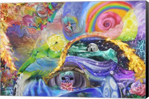 Framed Love Under Fire Print