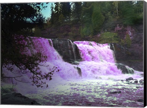 Framed Waterfall 2 Print