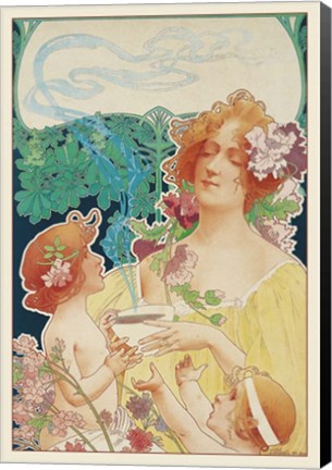 Framed Art Nouveau 2 Print