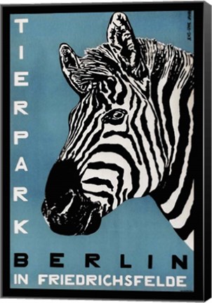 Framed Berlin Zoo Print