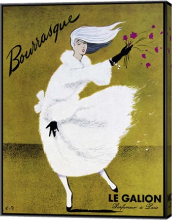 Framed Bourrasque-Eau Le Galion Print