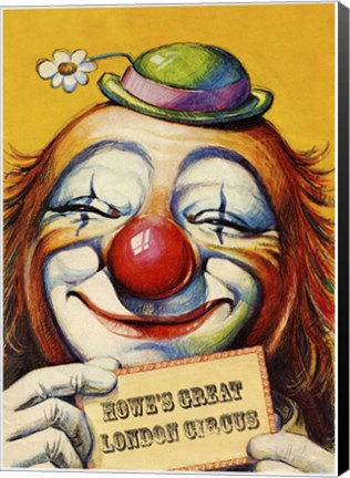 Framed Howe&#39;s Great London Circus Print