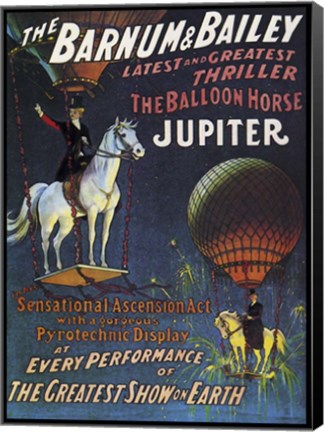 Framed Barnum &amp; Bailey Circus Print