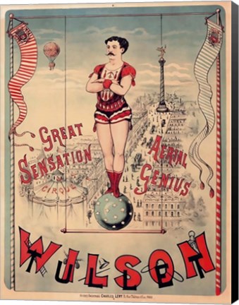 Framed Circus 1889 Print