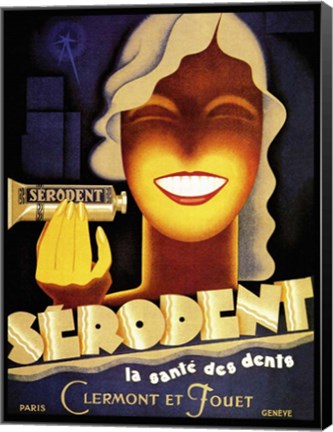 Framed Serodent Print