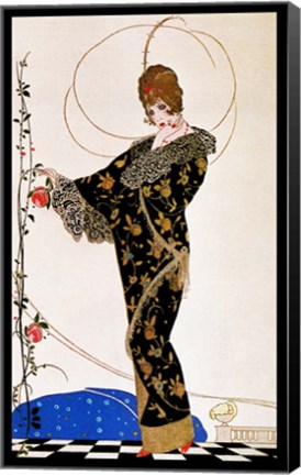 Framed Deco Fashion 22a Print