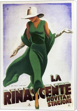 Framed La Rinascente Novita di Stagione Print