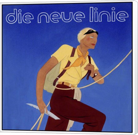 Framed Die Neue Linie 1 Print