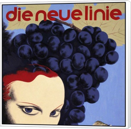 Framed Die Neue Linie 2 Print