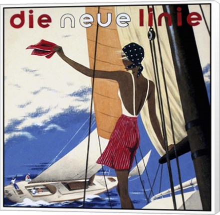 Framed Die Neue Linie 3 Print