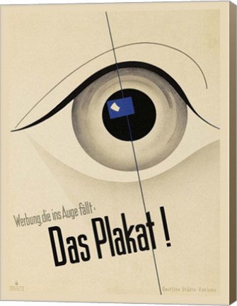 Framed Karl Schneider Plakatstil Das Plakat Print