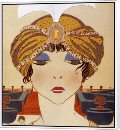 Framed Le Turban - Paul Poiret 1911a Print