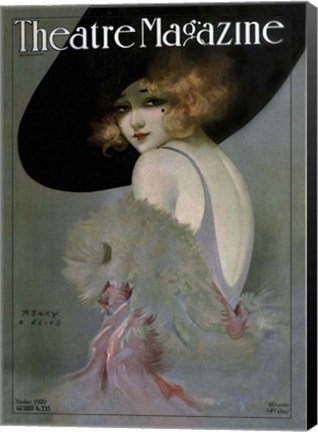 Framed Theatre Magazine October 1920 Print