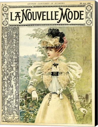 Framed La Nouvelle Mode Print