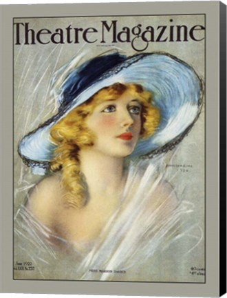 Framed Theatre Magazine June 1920 Print