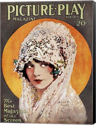 Framed Picture Play Magazine Feb 1923 Print