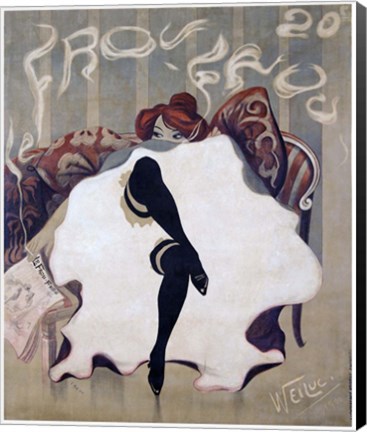 Framed Le Frou Frou Print