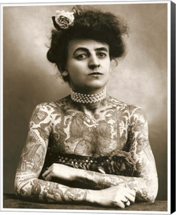 Framed Maud Wagner 1911 Print