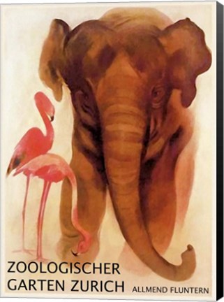 Framed Zoologischer Garten Zurich Print