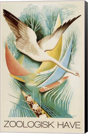 Framed Zoologisk Have Print