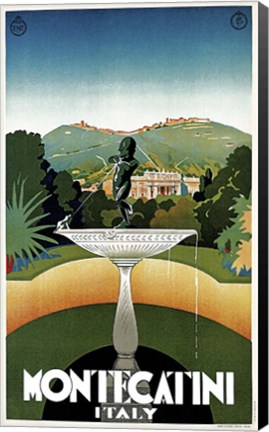 Framed Montecatini Italy Print
