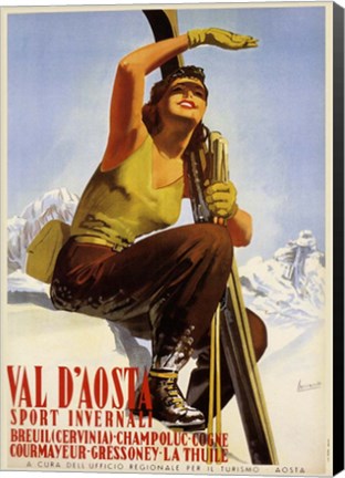 Framed Val D'Aosta Print