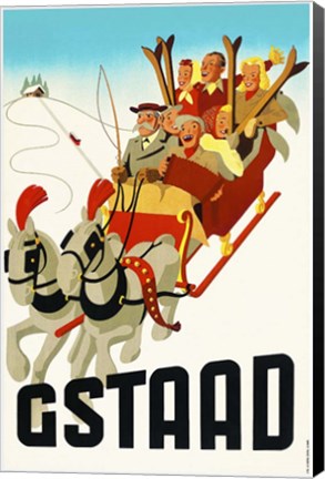 Framed Gstaad Print