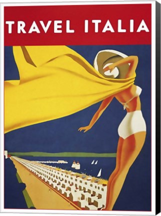 Framed Travel Italia Print