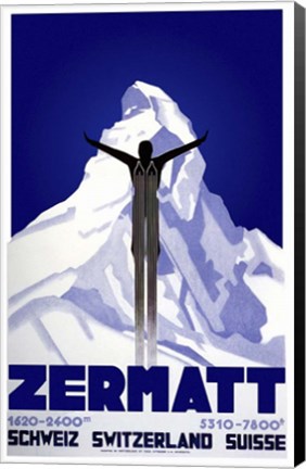Framed Zermatt Switzerland Print