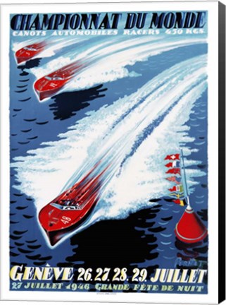 Framed Championnat du Monde Print