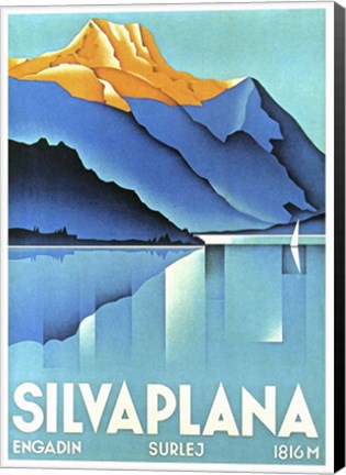 Framed Silvaplana Print