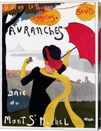 Framed Mont St. Michel Print