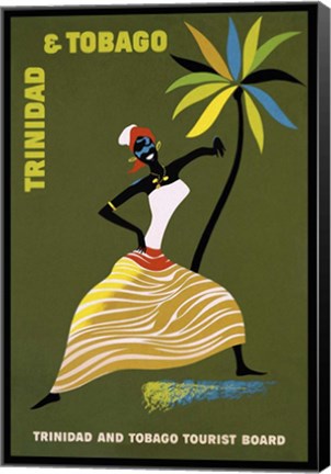 Framed Trinidad &amp; Tobago Tourist Board Print